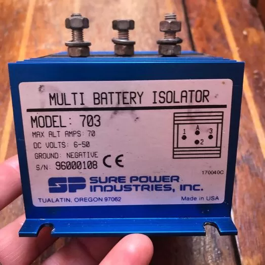 Sure Power Industries Multi Battery Isolator model 703