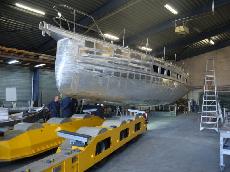 Lynx 48 Hutting Custom Aluminium Sailing Yacht In Netherlands